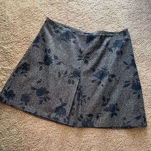 Torrid Black And Brown Tweed Skirt.